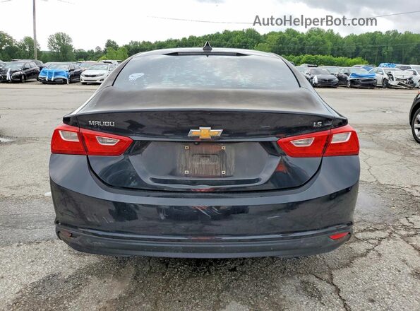 1G1ZB5ST2GF332317 2016 CHEVROLET MALIBU Black Հետևի տեսք