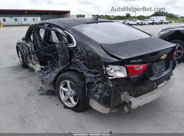 1G1ZB5ST2HF266806 2017 CHEVROLET MALIBU Black Tył lewy