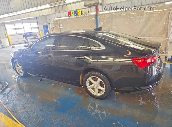 1G1ZB5ST2JF115115 2018 CHEVROLET MALIBU Black Tył lewy