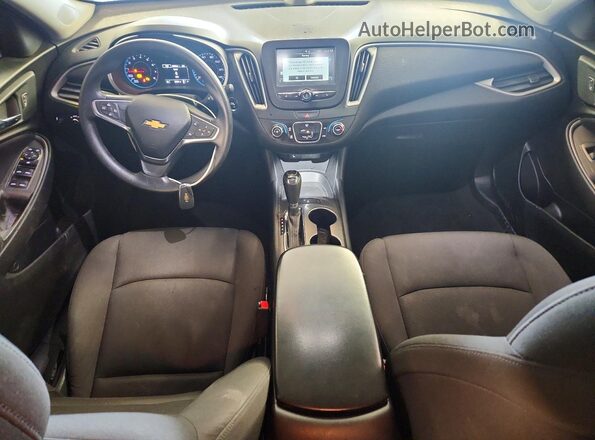 1G1ZB5ST2JF115115 2018 CHEVROLET MALIBU Black Widok deski rozdzielczej