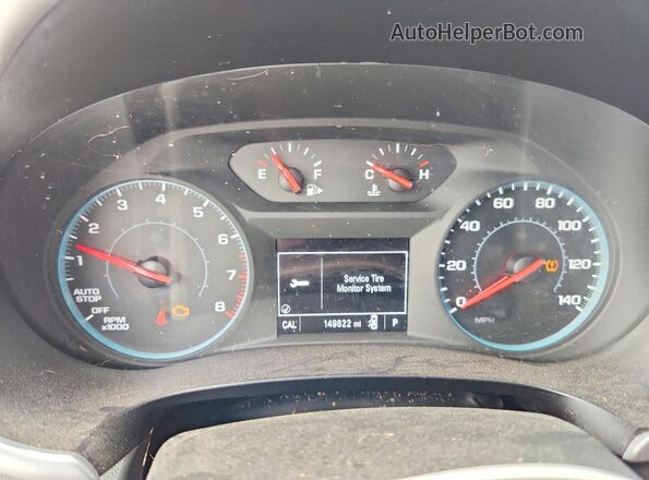 1G1ZB5ST2JF168493 2018 CHEVROLET MALIBU White Vista del cuadro de instrumentos