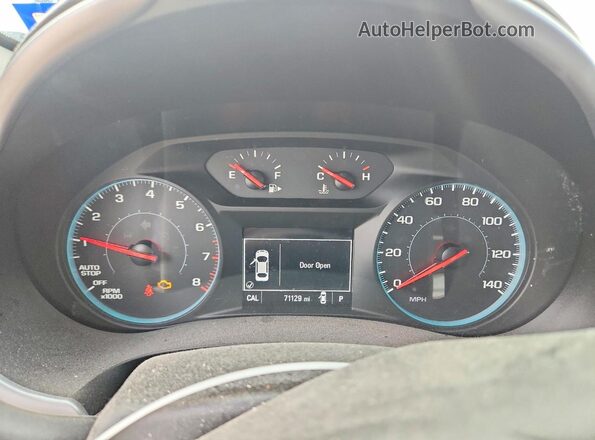 1G1ZB5ST2JF210113 2018 CHEVROLET MALIBU Silver Instrument cluster view