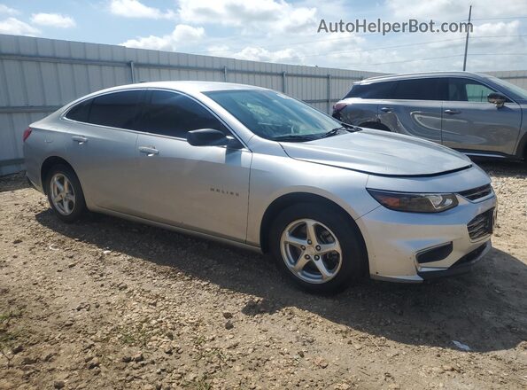 1G1ZB5ST2JF210113 2018 CHEVROLET MALIBU Silver 
