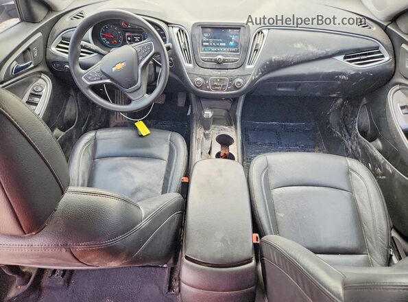 1G1ZB5ST2JF210113 2018 CHEVROLET MALIBU Silver Dashboard view