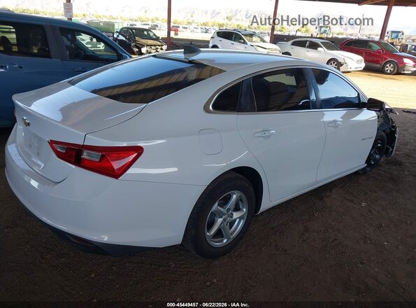 1G1ZB5ST2JF259327 2018 CHEVROLET MALIBU Белый Задняя правая четверть