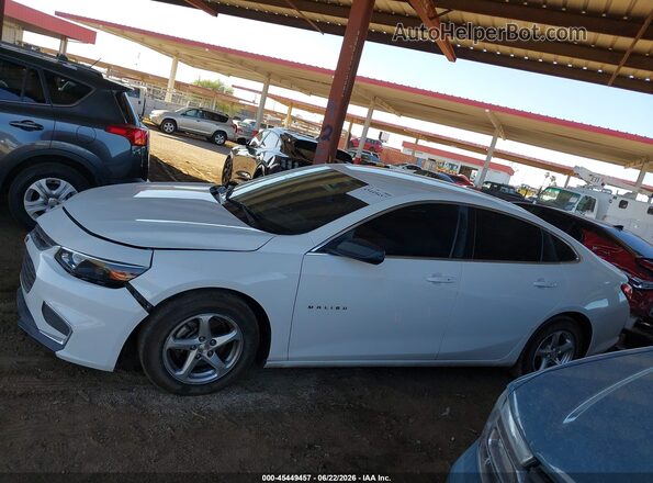 1G1ZB5ST2JF259327 2018 CHEVROLET MALIBU Белый 