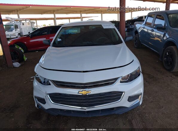 1G1ZB5ST2JF259327 2018 CHEVROLET MALIBU Белый Вид задней части салона