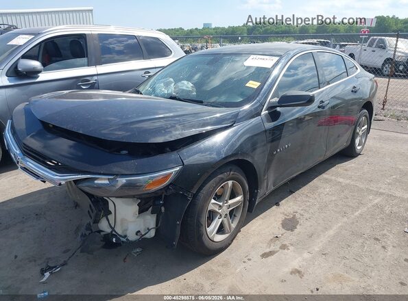 1G1ZB5ST2KF141845 2019 CHEVROLET MALIBU Черный Передняя левая четверть
