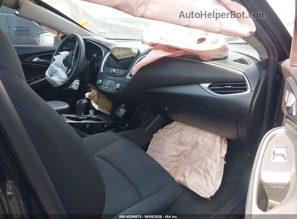 1G1ZB5ST2KF141845 2019 CHEVROLET MALIBU Черный Вид салона спереди
