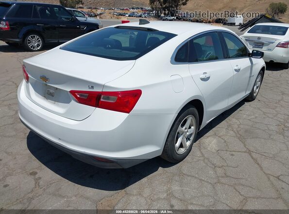 1G1ZB5ST3GF233439 2016 CHEVROLET MALIBU White 