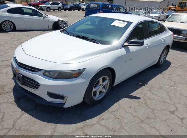 1G1ZB5ST3GF233439 2016 CHEVROLET MALIBU White 