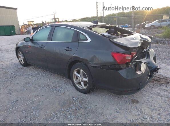 1G1ZB5ST3JF103264 2018 CHEVROLET MALIBU Серый Задняя левая четверть