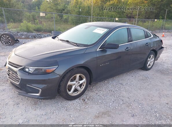1G1ZB5ST3JF103264 2018 CHEVROLET MALIBU Серый Передняя левая четверть