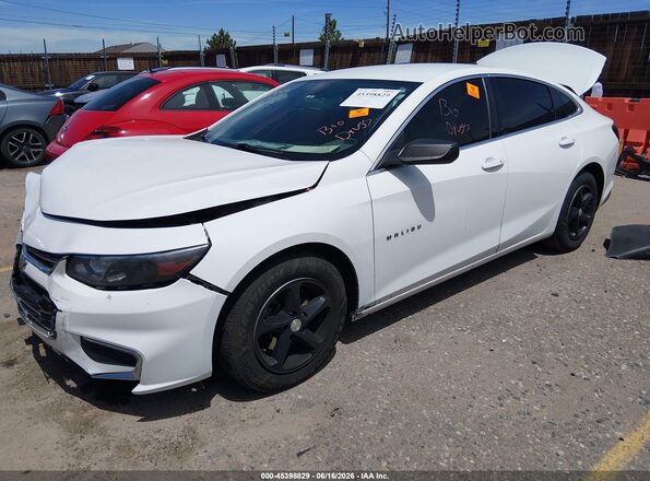 1G1ZB5ST3JF104253 2018 CHEVROLET MALIBU White Przód lewy