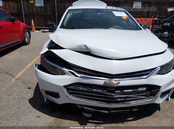 1G1ZB5ST3JF104253 2018 CHEVROLET MALIBU White Widok z przodu