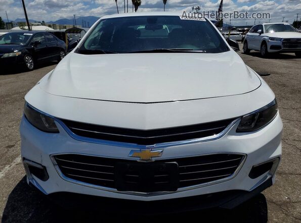 1G1ZB5ST3JF198733 2018 CHEVROLET MALIBU White 