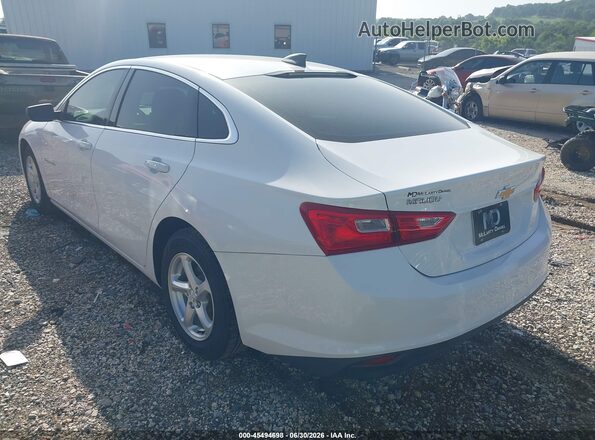 1G1ZB5ST3JF213943 2018 CHEVROLET MALIBU White Trasero izquierdo