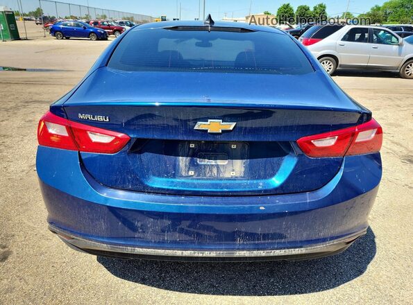 1G1ZB5ST3KF189080 2019 CHEVROLET MALIBU Blue უკანა ხედი