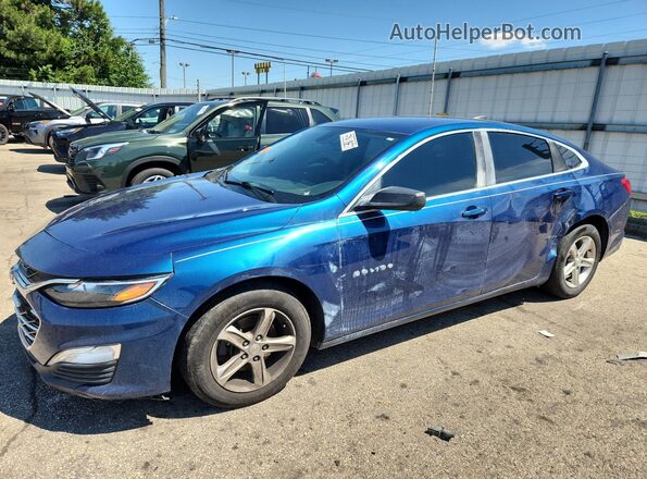 1G1ZB5ST3KF189080 2019 CHEVROLET MALIBU Blue 