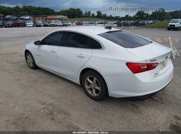 1G1ZB5ST4GF300923 2016 CHEVROLET MALIBU White Rear left