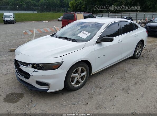 1G1ZB5ST4GF300923 2016 CHEVROLET MALIBU White Front left