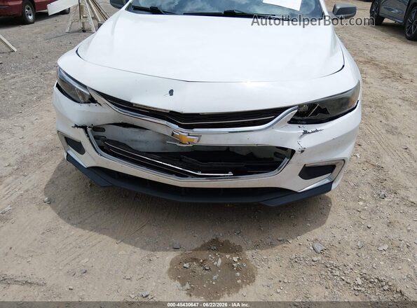 1G1ZB5ST4GF300923 2016 CHEVROLET MALIBU White Front view