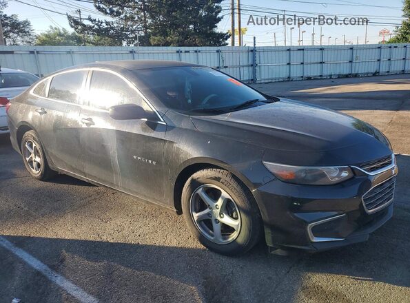 1G1ZB5ST4GF303658 2016 CHEVROLET MALIBU Black 