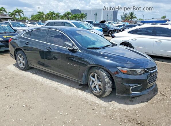 1G1ZB5ST4HF124182 2017 CHEVROLET MALIBU Black 