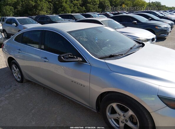 1G1ZB5ST4HF230678 2017 CHEVROLET MALIBU Silver Rear interior view