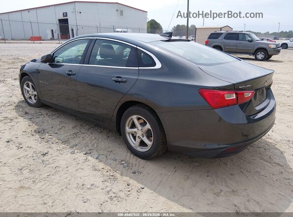 1G1ZB5ST4JF211814 2018 CHEVROLET MALIBU Gray Задня ліва чверть