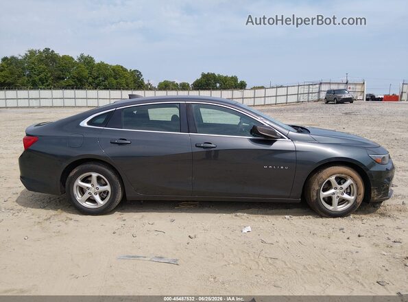 1G1ZB5ST4JF211814 2018 CHEVROLET MALIBU Gray Вид задньої частини салону