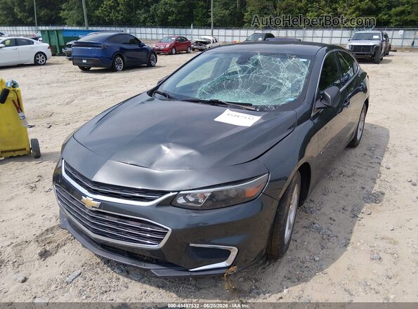 1G1ZB5ST4JF211814 2018 CHEVROLET MALIBU Gray Вид спереду