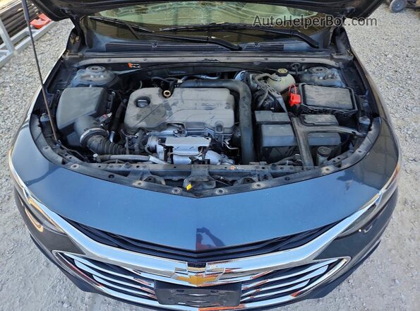 1G1ZB5ST4KF130488 2019 CHEVROLET MALIBU Gray უკანა სალონის ხედი