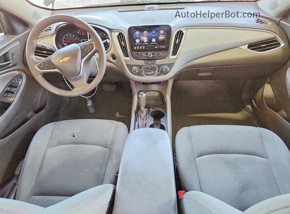 1G1ZB5ST4KF130488 2019 CHEVROLET MALIBU Gray წინა პანელის ხედი