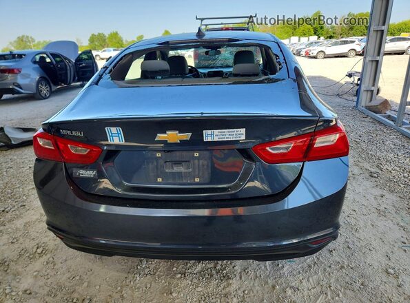 1G1ZB5ST4KF130488 2019 CHEVROLET MALIBU Gray უკანა ხედი