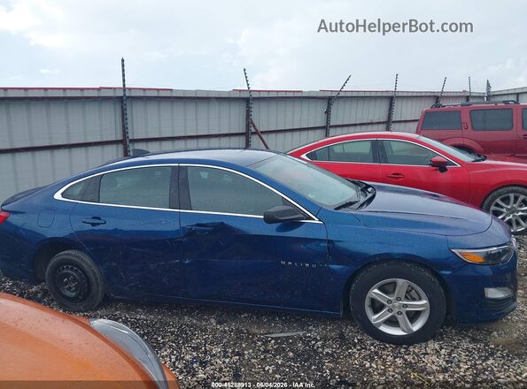 1G1ZB5ST4KF205562 2019 CHEVROLET MALIBU Blue Rear interior view