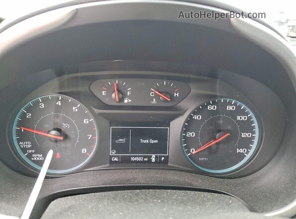 1G1ZB5ST4MF017031 2021 CHEVROLET MALIBU Blue Widok zestawu wskaźników