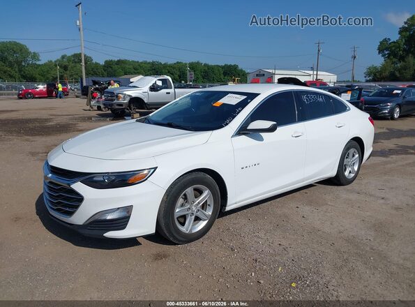 1G1ZB5ST4MF058372 2021 CHEVROLET MALIBU White Vista tres cuartos delantera izquierda