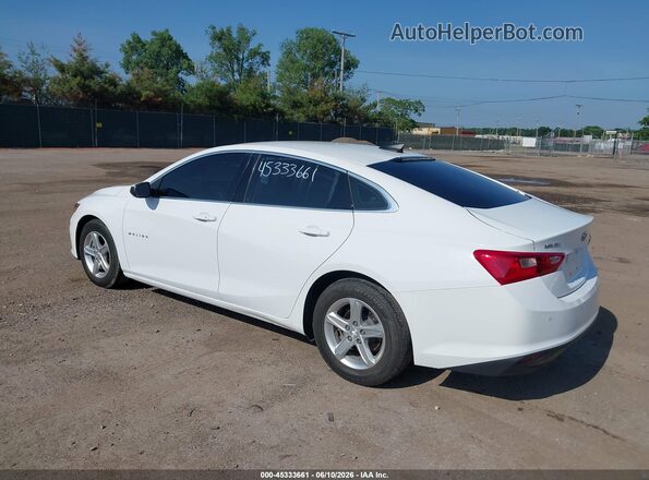 1G1ZB5ST4MF058372 2021 CHEVROLET MALIBU White Trasero izquierdo