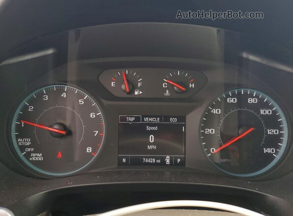 1G1ZB5ST4NF146811 2022 CHEVROLET MALIBU White Instrument cluster view