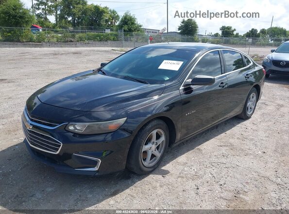 1G1ZB5ST5GF263218 2016 CHEVROLET MALIBU Black Front left