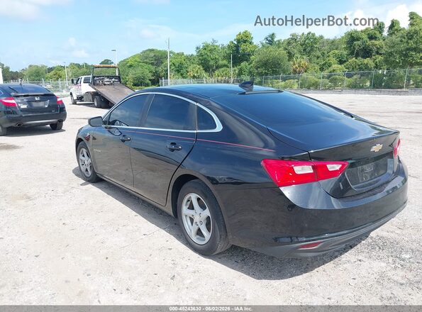 1G1ZB5ST5GF263218 2016 CHEVROLET MALIBU Black Rear left