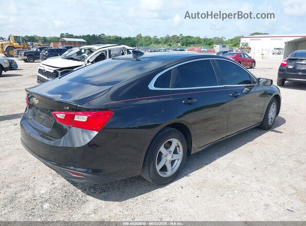 1G1ZB5ST5GF263218 2016 CHEVROLET MALIBU Black Rear right