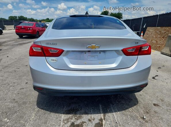 1G1ZB5ST5GF339262 2016 CHEVROLET MALIBU Silver Rear view