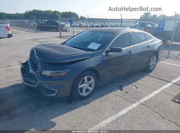 1G1ZB5ST5HF142870 2017 CHEVROLET MALIBU Gray წინა მარცხენა ხედი სამი მეოთხედიდან