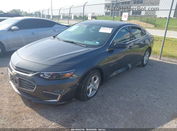 1G1ZB5ST5HF244346 2017 CHEVROLET MALIBU Gray Przód lewy