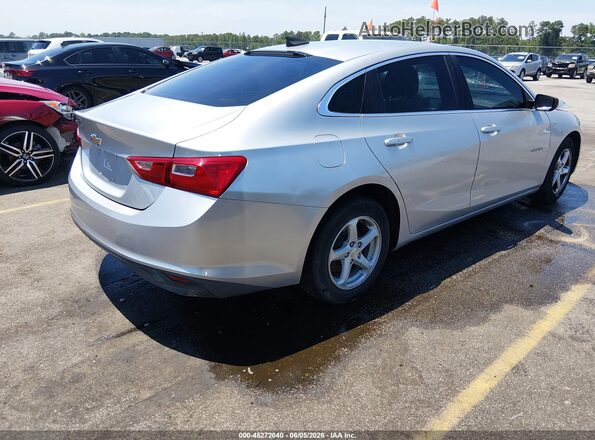 1G1ZB5ST5JF157259 2018 CHEVROLET MALIBU Silver Rear right