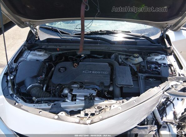 1G1ZB5ST5JF157259 2018 CHEVROLET MALIBU Silver Rear view