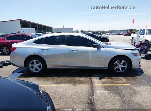 1G1ZB5ST5JF157259 2018 CHEVROLET MALIBU Silver Rear interior view