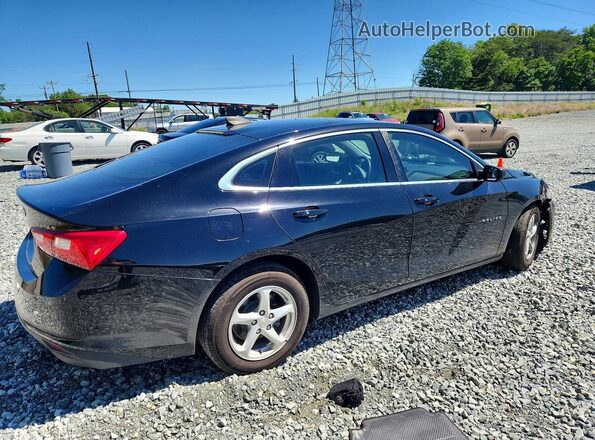 1G1ZB5ST5JF166317 2018 CHEVROLET MALIBU Black Tył prawy